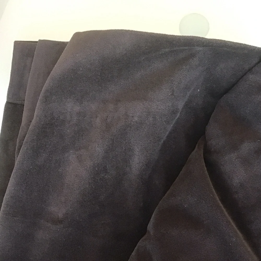 NEW Pottery Barn Velvet Drape Curtain 50x108” Cafe Dark Brown Blackout Lined NIP